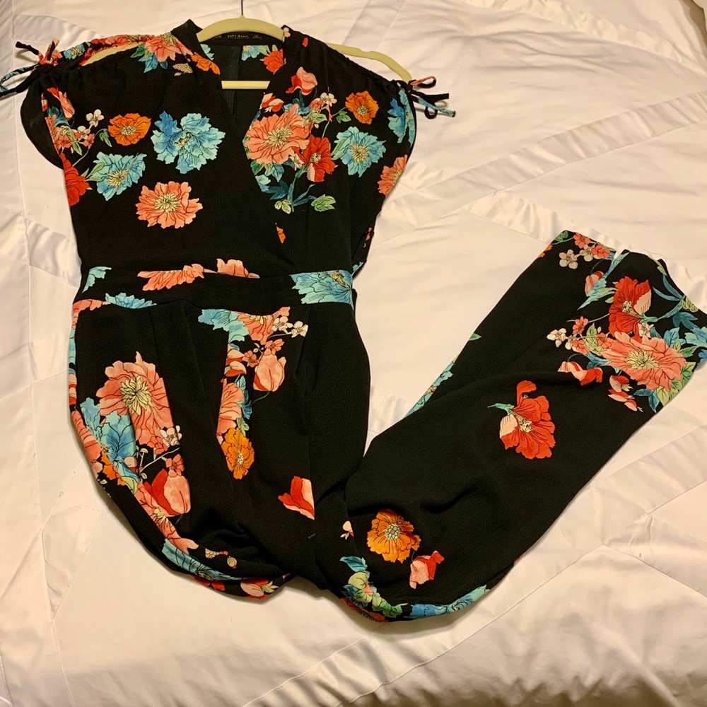 Floral jumpsuit